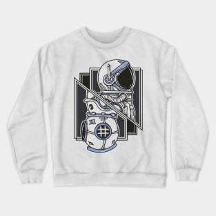 The Explorer Of The Unknown (Deepblue) Crewneck Sweatshirt